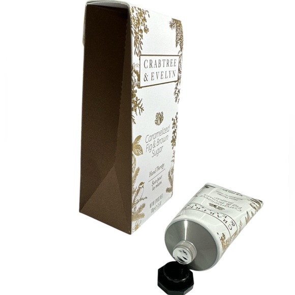 NEW Crabtree & Evelyn CARAMELIZED FIG & BROWN SUGAR Hand Therapy - Picture 5 of 6